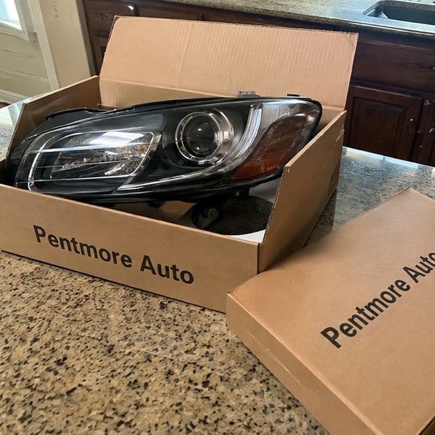 Custom headlights — customer photo