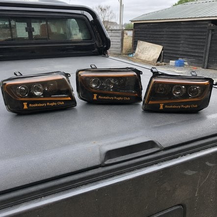 Custom printed headlights in bulk