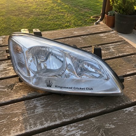 Promotional custom headlights with company logo